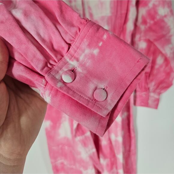 Loveshackfancy Hibiscus Hand Dye Paca Jumpsuit 8 - Picture 4 of 12